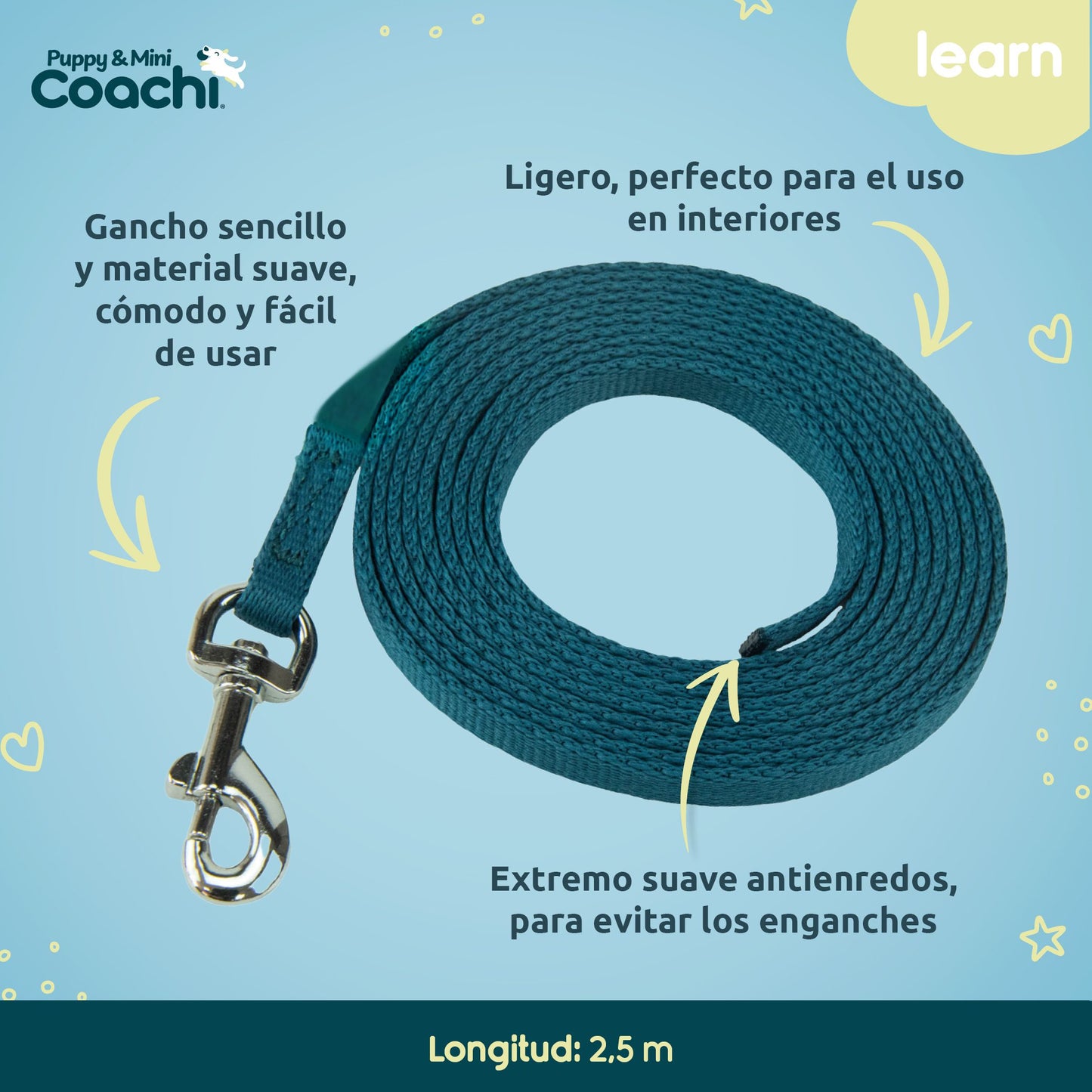 Correa entrenamiento cachorro Coachi