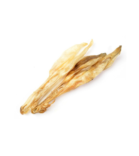 Orejas de Conejo Sin Pelo 100% Naturales para Perros (100g) | Masticación y Calma | Bubimex