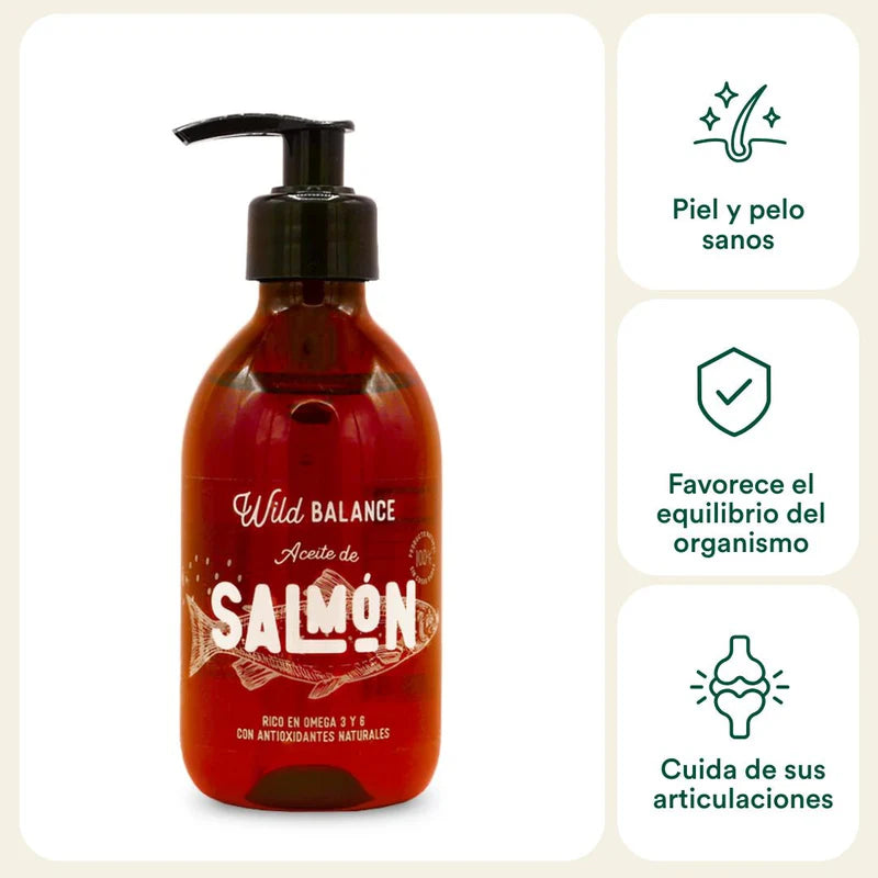 Aceite natural de salmón noruego Wild Balance