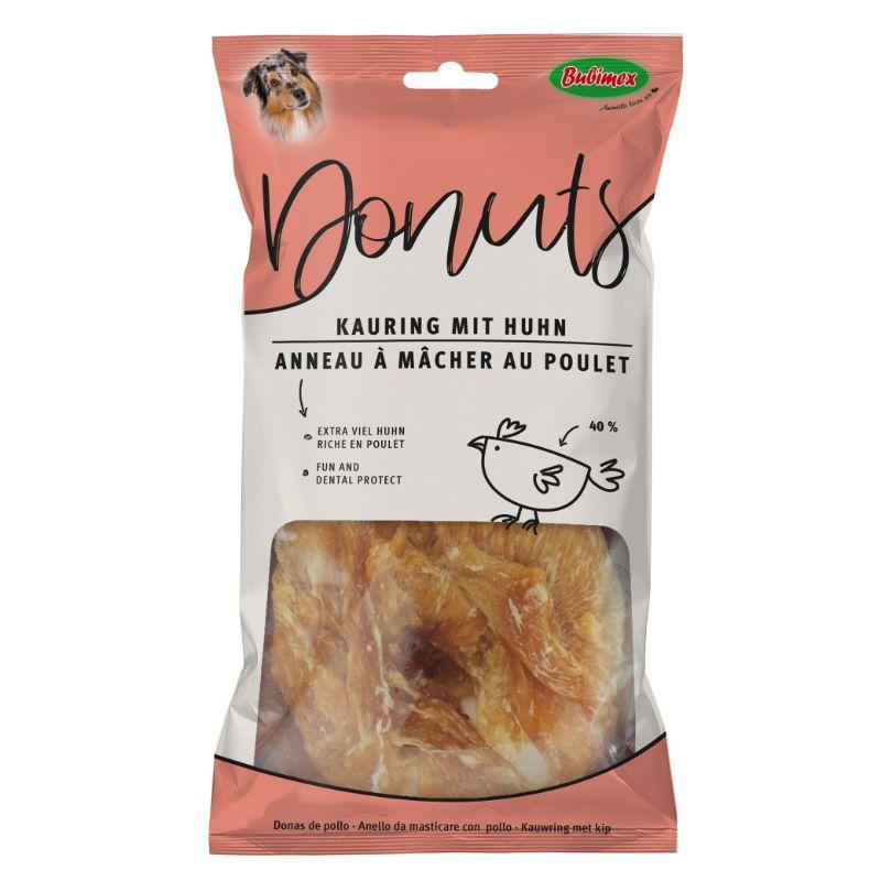 Donuts de Pollo 100% Naturales para Perros (2 Unidades, 9 cm) | Masticación y Calma | Bubimex
