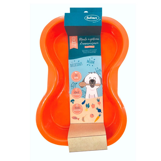 Molde de Silicona en Forma de Hueso para Tarta de Cumpleaños para Perros | Bubimex Bubi Chef