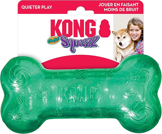 KONG Squeezz Crackle Bone