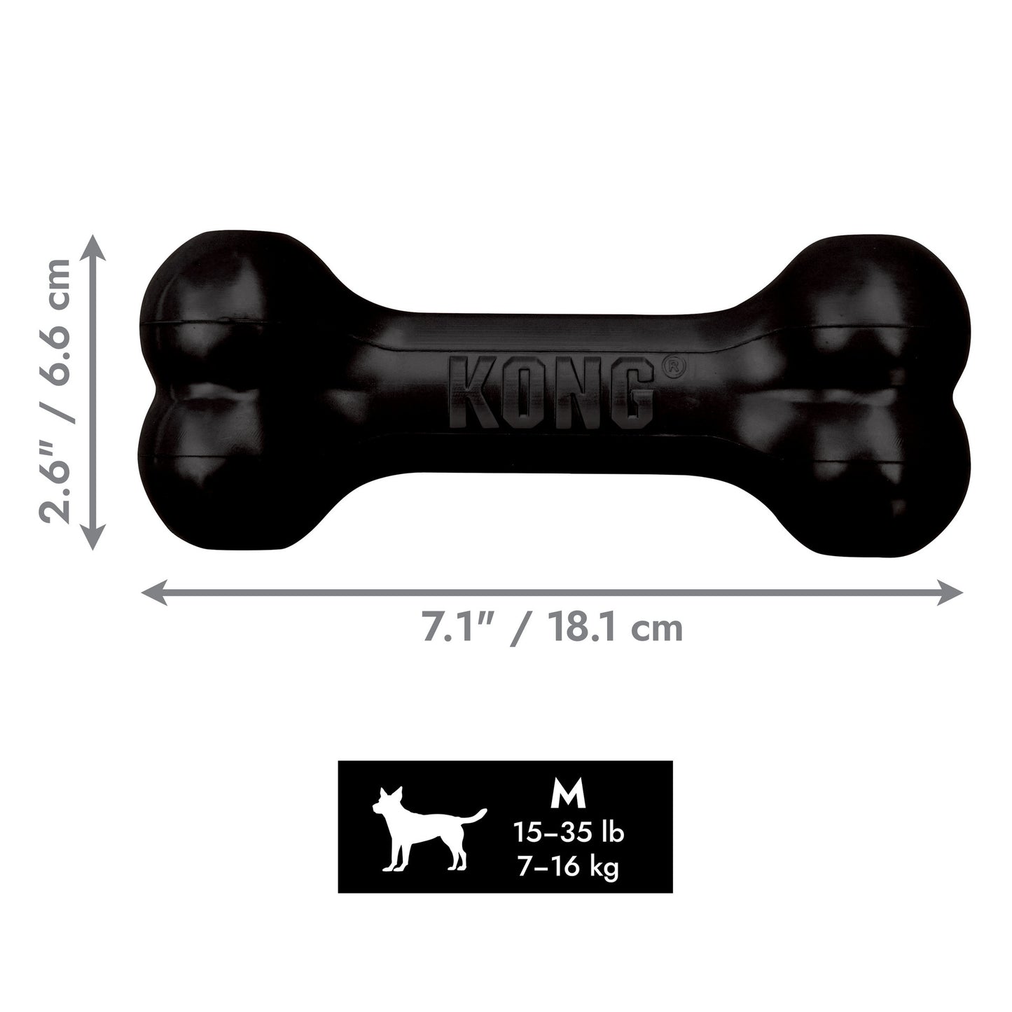 KONG Extreme Goodie Bone