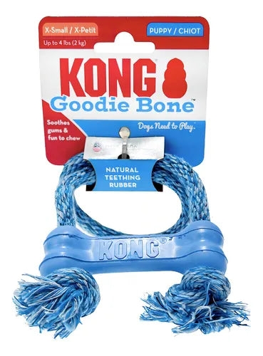 Kong Goodie Bone con cuerda Puppy