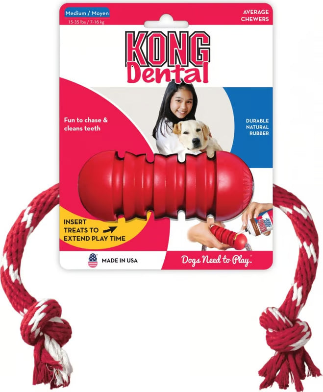 KONG Dental con Cuerda