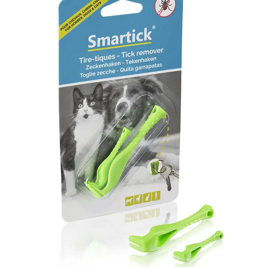Pinza quita garrapatas Smartick – extracción segura para perros y gatos