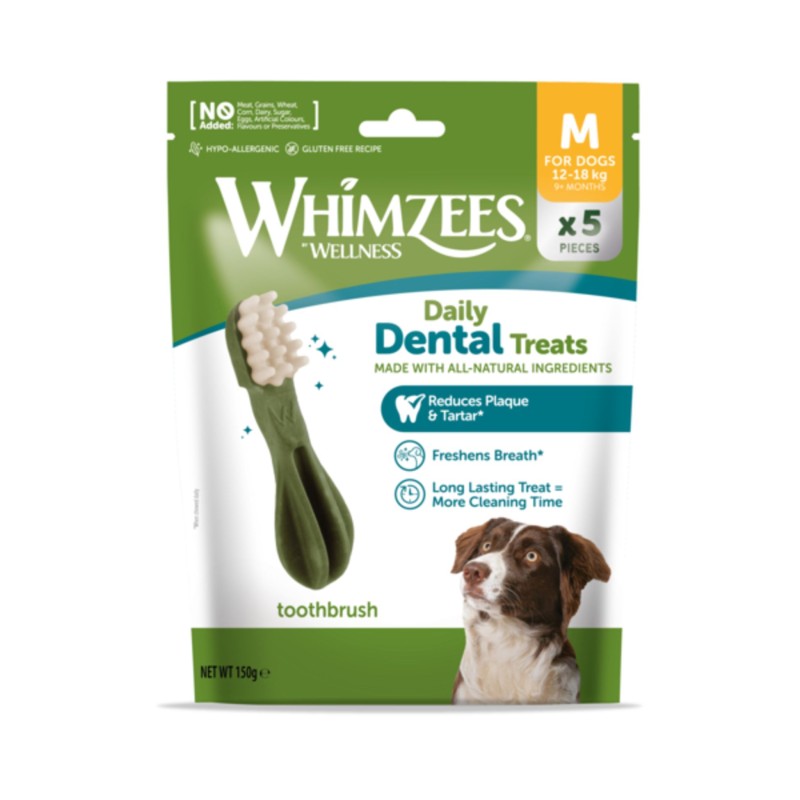 Whimzees Cepillo Bolsa snacks dentales